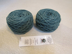 Cestari Three Ply Bulky Weight Yarn Sea Holly 2 Balls 70 Yards Each Green -- New