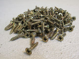 Schlage Pile of Screws 9 x 3/4-in For Door Hinges Polished Brass -- Used