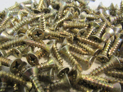 Schlage Pile of Screws 9 x 3/4-in For Door Hinges Polished Brass -- Used