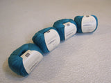 Rico Design Essentials Cotton DK Yarn Teal 4 Balls 131 Yards Each 100% Cotton -- New