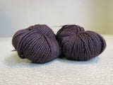 Sweet Geogia Trinity Worsted Yarn Mink 2 Skeins 200 Yards Each Plum -- New