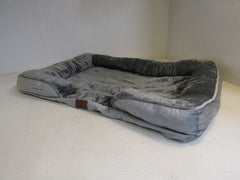 Bedsure Comfy Pet Dog Bed 34-in x 24-in Gray -- New