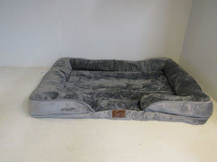 Bedsure Comfy Pet Dog Bed 34-in x 24-in Gray -- New
