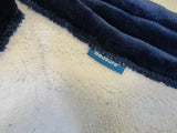 Bedsure Get Cozy Electric Heated Throw 60-in x 50-in Navy/White -- New