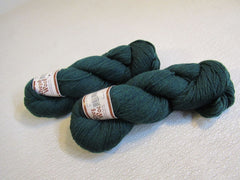 Stonehedge Fiber Mill Shepherds Wool Yarn Blue Spruce 2 Skeins 250 Yards Each -- New