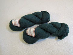 Stonehedge Fiber Mill Shepherds Wool Yarn Blue Spruce 2 Skeins 250 Yards Each -- New