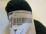 Stonehedge Fiber Mill Shepherds Wool Yarn Blue Spruce 2 Skeins 250 Yards Each -- New