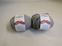 Cascade Yarns 220 Superwash Yarn Light Gray 2 Skeins 220 Yards Each -- New