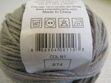 Cascade Yarns 220 Superwash Yarn Light Gray 2 Skeins 220 Yards Each -- New