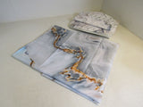 Emvency 72-in x 68-in Shower Curtain Bath Mat Multicolored 5 pc Set -- New