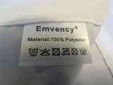 Emvency 72-in x 68-in Shower Curtain Bath Mat Multicolored 5 pc Set -- New