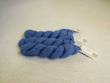Blue Sky Skinny Cotton Yarn Blue 3 Skeins 150 Yards Each 100% Organic Cotton -- New
