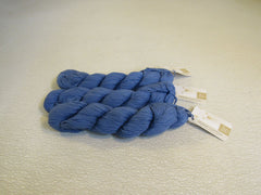 Blue Sky Skinny Cotton Yarn Blue 3 Skeins 150 Yards Each 100% Organic Cotton -- New