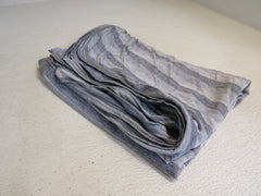 Ailemei Everything and Chill Cooling Blanket 70-in x 50-in Gray Striped Design -- New