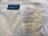 Bedsure Fitted Sheet 76-in x 80-in King White -- New