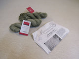 Zen Yarn Garden Serenity Worsted Yarn Frosted Kiwi Green 2 Skeins 175 Yards Each -- New
