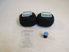 Heirloom Yarns Aristocrat Fuzzy Yarn Black 50% Mohair 50% Wool -- New