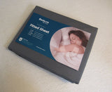 Bedsure Get Cozy Essentials Full Fitted Sheet 54-in x 75-in x 14-in Gray -- New