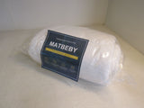 Matbeby Premium Mattress Pad King Quilted White -- New