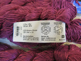 Berroco Lago Yarn Magenta 5 Skeins 103 Yards Each 81% Viscose 19% Linen -- New