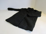 Daily/Ritual Teddy Bear Fleece Oversized-Fit Lapel Jacket Black Female Adult Size S -- New