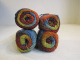 Cascade Yarns Melilla Tweed Yarn Multicolored 4 Skeins 220 Yards Each -- New