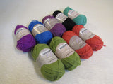 West Minster Fibers Nashua Handknits Yarn Multicolored 9 Skeins 93 Yards Each -- New