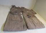 AW Bridal Embroidered Mr & Mrs Kimino Robe Set Female Adult Beiges -- New