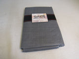 Café Deauville Heavy Weight Vinyl Table Cloth Grey Soft Flannel Backing -- New