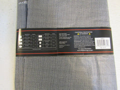 Café Deauville Heavy Weight Vinyl Table Cloth Grey Soft Flannel Backing -- New