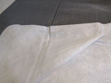 Café Deauville Heavy Weight Vinyl Table Cloth Grey Soft Flannel Backing -- New