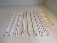 Standard Drawer Slides Lot of 4 Sets 22-in Bottom Mount White -- Used