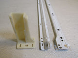 Standard Drawer Slides Lot of 4 Sets 22-in Bottom Mount White -- Used