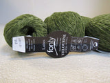 Laines Fonty Velourine Yarn Pea Green 7 Balls 120 Yards Each -- New