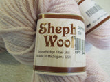 Stonehedge Fiber Mill Shepherds Wool Yarn Baby Pink 2 Skeins 250 Yards Each -- New