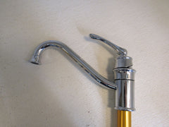 Moen One Handle Kitchen Faucet With Sprayer Function Chrome High-Arc -- Used