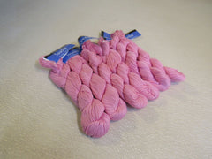 Berroco Touche Yarn Pink 6 Skeins 89 Yards Each 50% Cotton 50% Rayon -- New