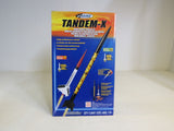 Estes Tandem-X Model Rocket Launch Set Multicolored 2 High Performance Rockets -- New