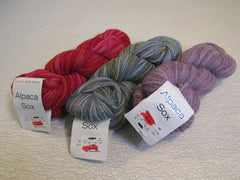 Classic Elite Yarns Alpaca Sox Yarn Multicolored 3 Skeins 450 Yards Each -- New