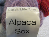 Classic Elite Yarns Alpaca Sox Yarn Multicolored 3 Skeins 450 Yards Each -- New