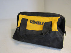 DeWalt Canvas Tool Bag Black/Yellow -- Used
