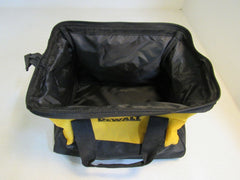 DeWalt Canvas Tool Bag Black/Yellow -- Used