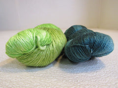 Expression Fiber Arts Silk Lace and Pearescent Yarn 2 Skeins 630 Yards Each -- New