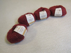 Rowan Kid Silk Haze Glamour Yarn Burgundy 4 Skeins 177 Yards Each -- New
