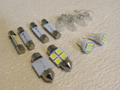 Standard Vehicle LED Bulbs Various Styles Lot of 12 Clear/Silver -- New