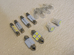 Standard Vehicle LED Bulbs Various Styles Lot of 12 Clear/Silver -- New
