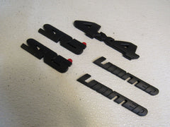 Standard Toyota Tacoma 2018 SR5 Limited 4x4 Truck Decals Lot of 5 Black -- New