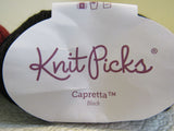 Knit Picks Capretta Yarn Wine/Black 2 Skeins 230 Yards Each -- New