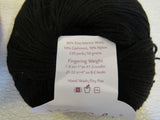 Knit Picks Capretta Yarn Wine/Black 2 Skeins 230 Yards Each -- New
