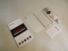 Trianium Premium Tempered Glass Screen Protector iPhone XS Max Clear/Silver -- New
